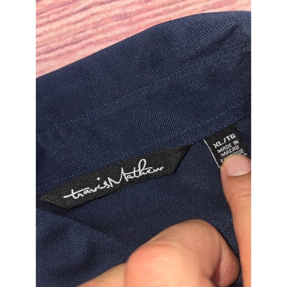 Travis Mathew Mens Navy Polo XL - Picture 5 of 9